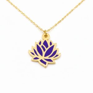 Mineli Zarif Lotus Kolye