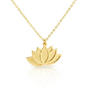 Lotus Çiçeği Kolye