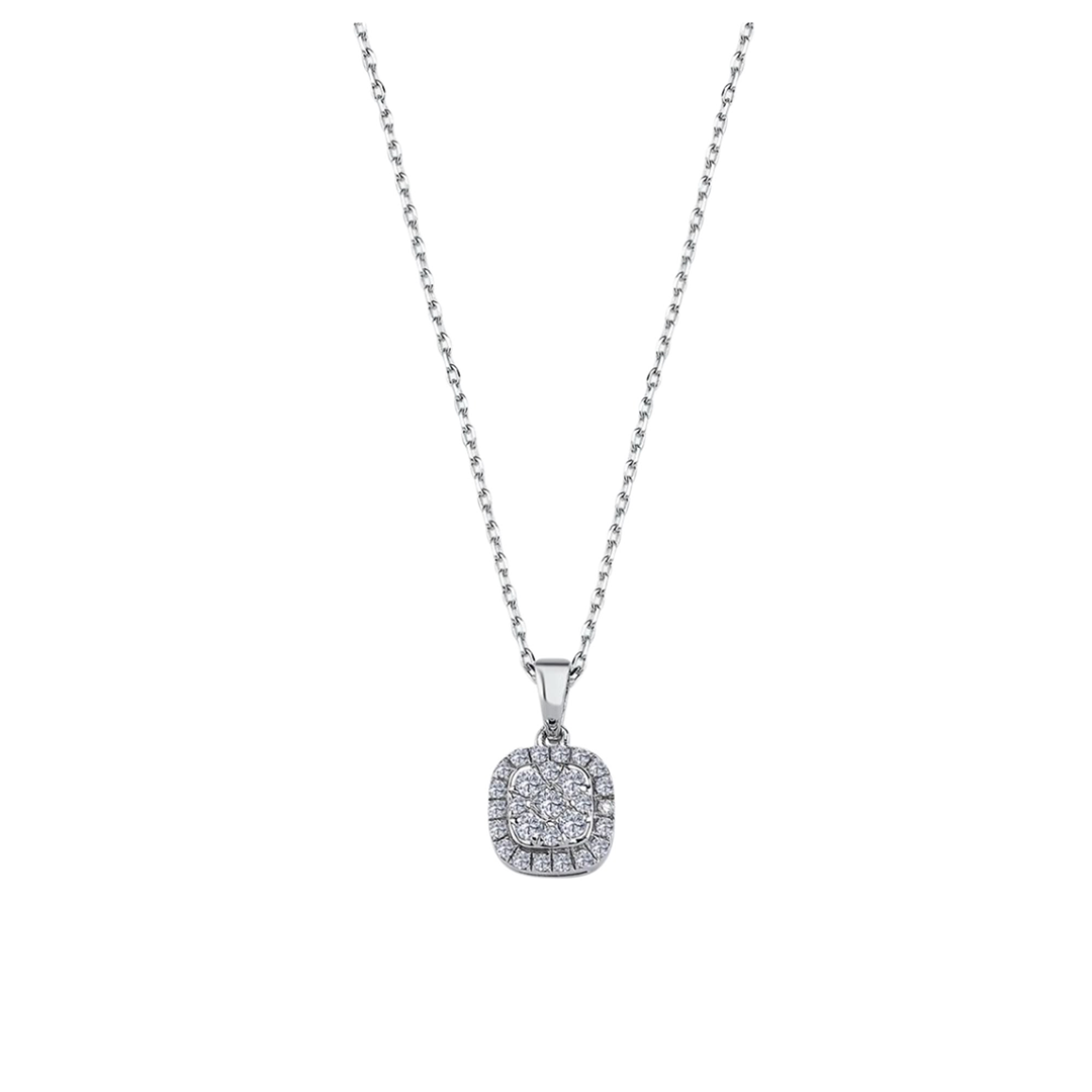 0.15 KARAT PIRLANTA CORONET KOLYE