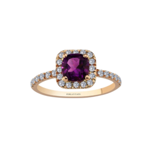 0.37 Karat Pırlanta Tasarım Yüzük ''PURPLE''