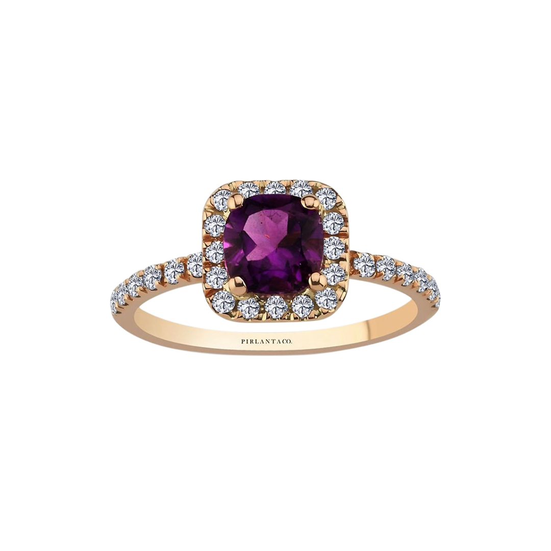 0.37 Karat Pırlanta Tasarım Yüzük ''PURPLE''