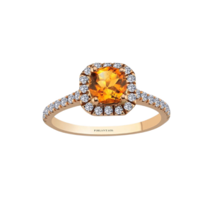 0.40 Karat Pırlanta Tasarım Yüzük ''ORANGE''