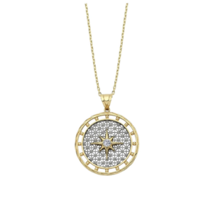 0.10 KARAT PIRLANTA TASARIM KOLYE
