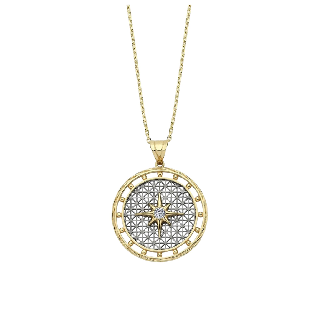 0.10 KARAT PIRLANTA TASARIM KOLYE