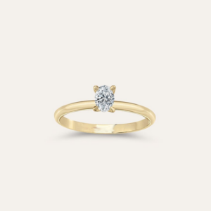 0.30 Karat Oval Pırlanta Tektaş